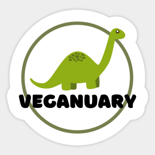 Veganuary Sticker